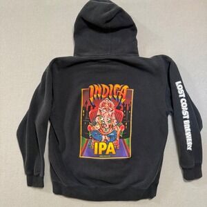 Lost Coast Brewery India IPA Graphic Hoodie Sweatshirt Men Size Large